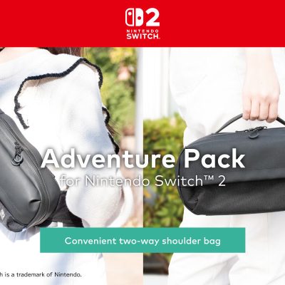 Nintendo Switch 2 Hori Adventure Pack torba - črna