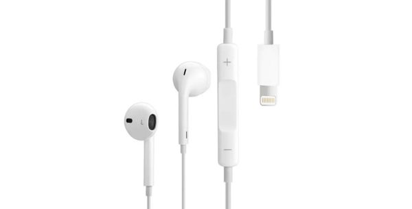 Apple EarPods slušalke, Lightning, bela barva